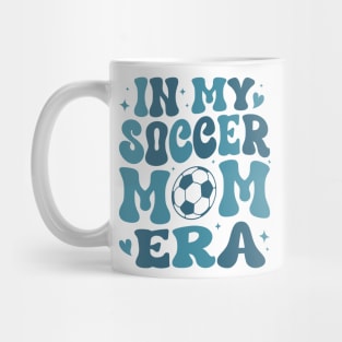 In My Soccer Mom Era Groovy Soccer mom life Mug